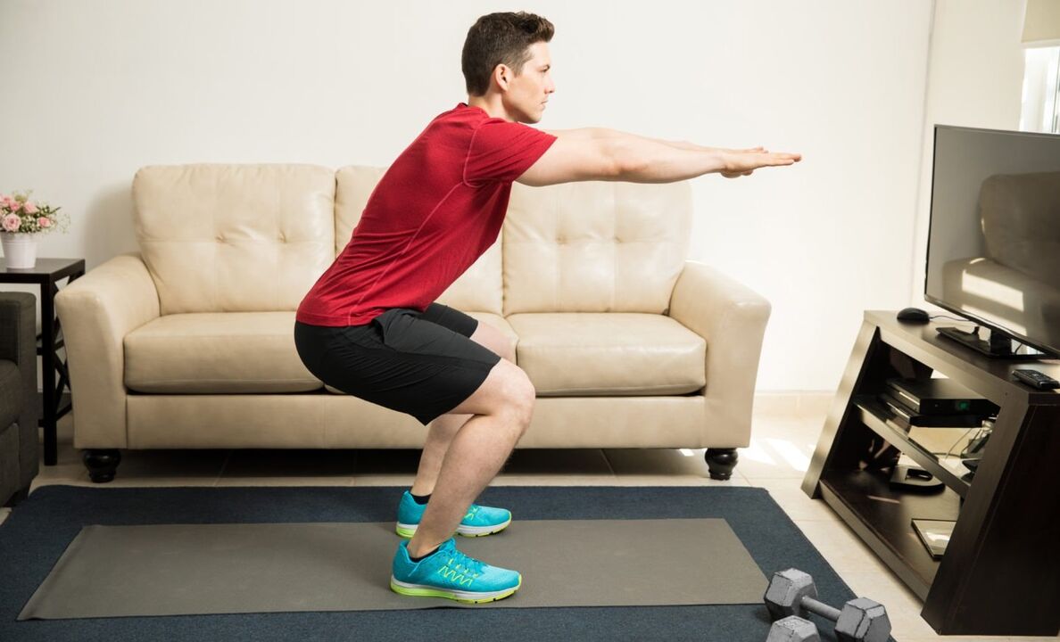Entrenamiento para un hombre