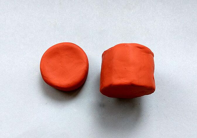 Plastilina material para la fabricación de falo artificial